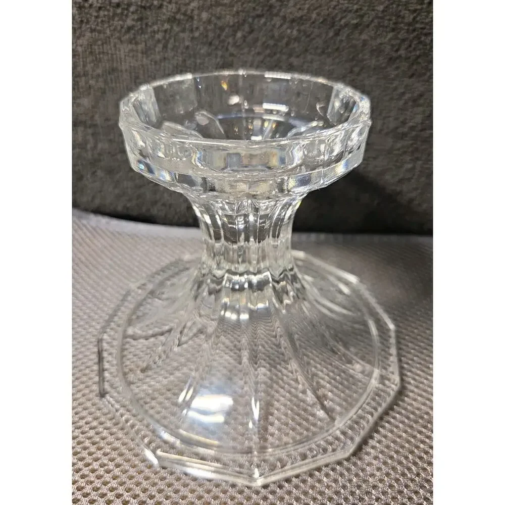 Shannon by Royal Crystal Rock - Vintage 24% Lead Crystal Hurricane Lamp & Globe